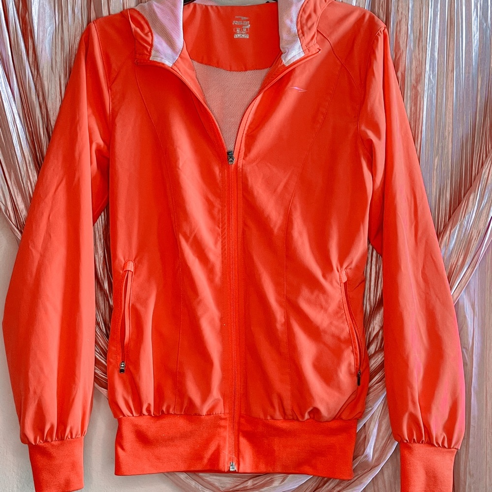 Coral/Orange Windbreaker Jacket